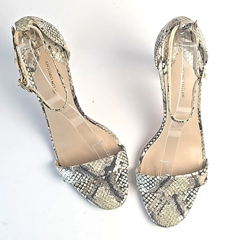 ANTONIO MELANI Snakeskin Heels - Picture 9 of 16